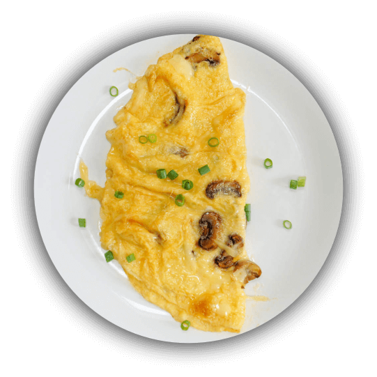 Omelete Keju